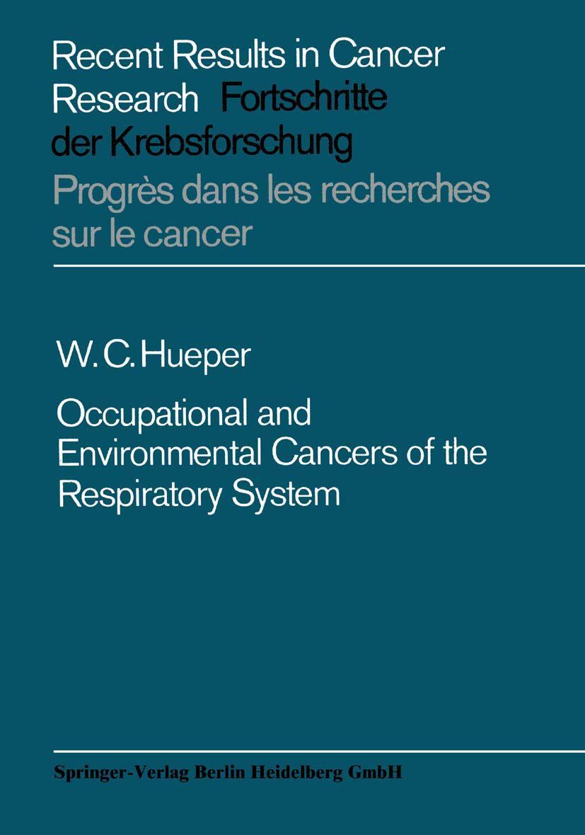 Vorderes Coverbild Occupational and Environmental Cancers of the Respiratory System