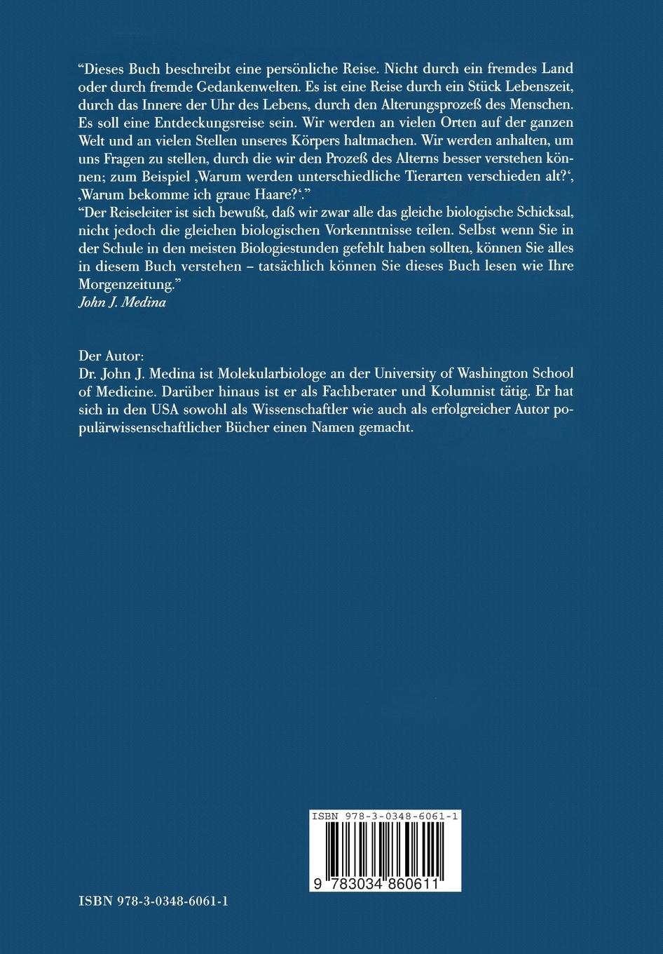 Rückseitencover Die Uhr des Lebens