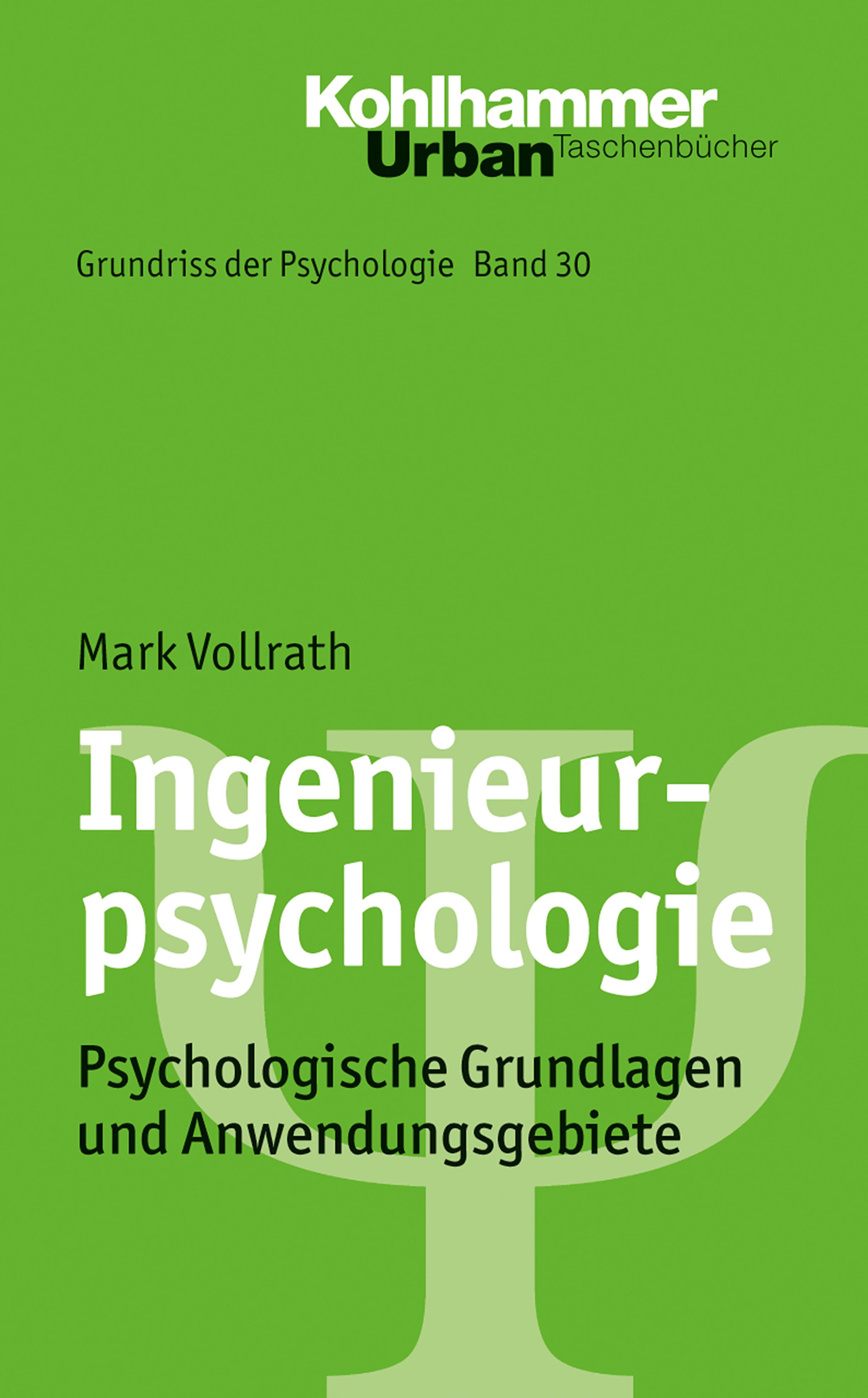 Vorderes Coverbild Ingenieurpsychologie