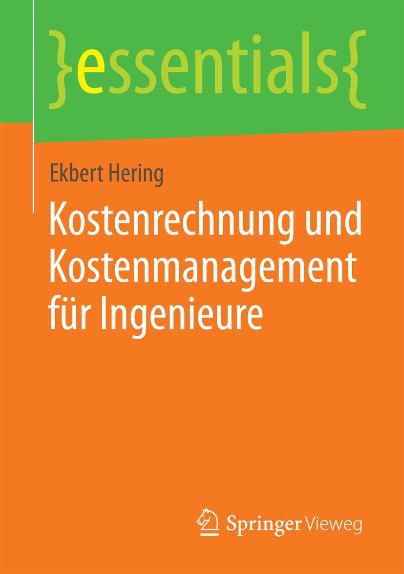 Vorderes Coverbild Kostenrechnung und Kostenmanagement für Ingenieure