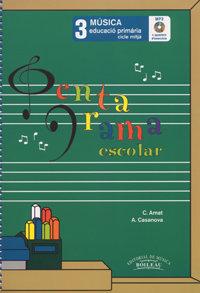 Vorderes Coverbild Pentagrama Escolar Música 3 CAT