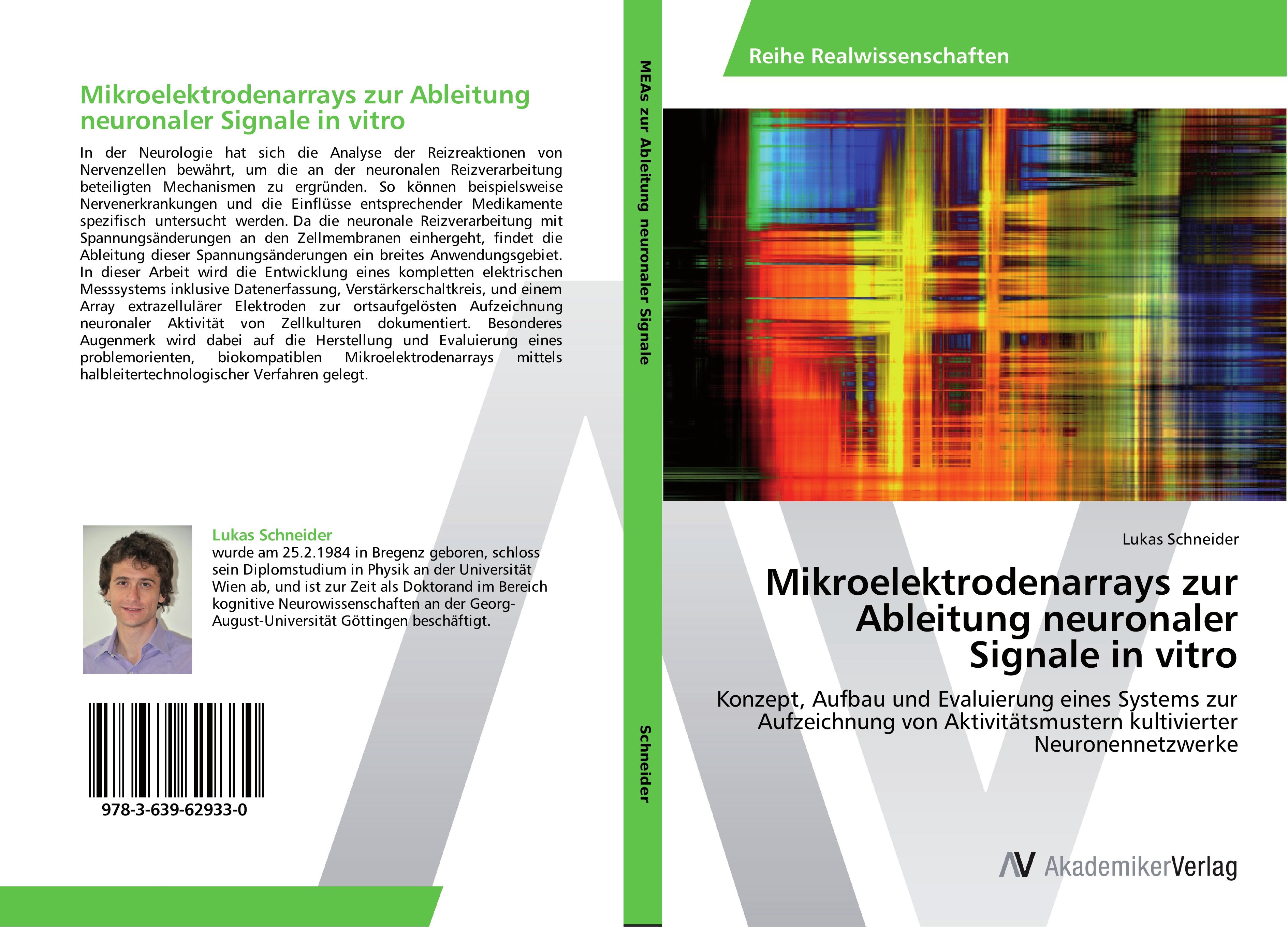 Vorderes Coverbild Mikroelektrodenarrays zur Ableitung neuronaler Signale in vitro