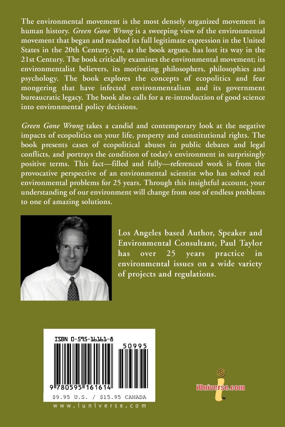 Rückseitencover Green Gone Wrong