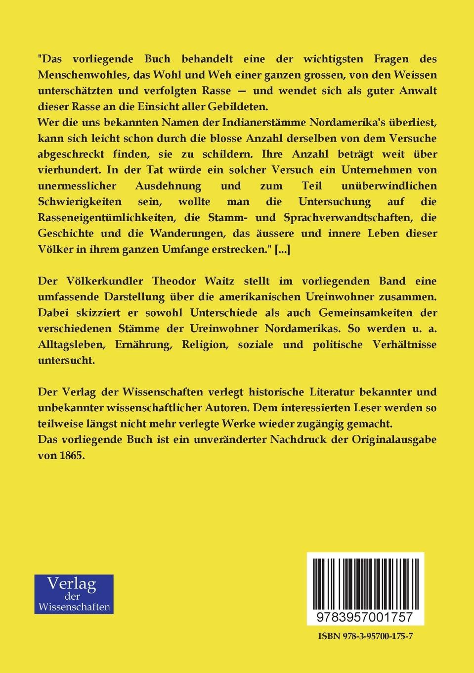 Rückseitencover Die Indianer Nordamerikas