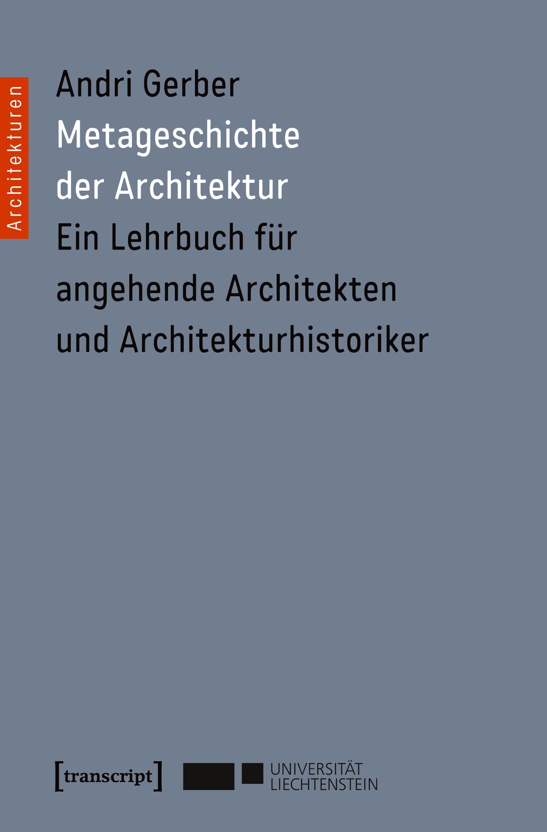 Vorderes Coverbild Metageschichte der Architektur