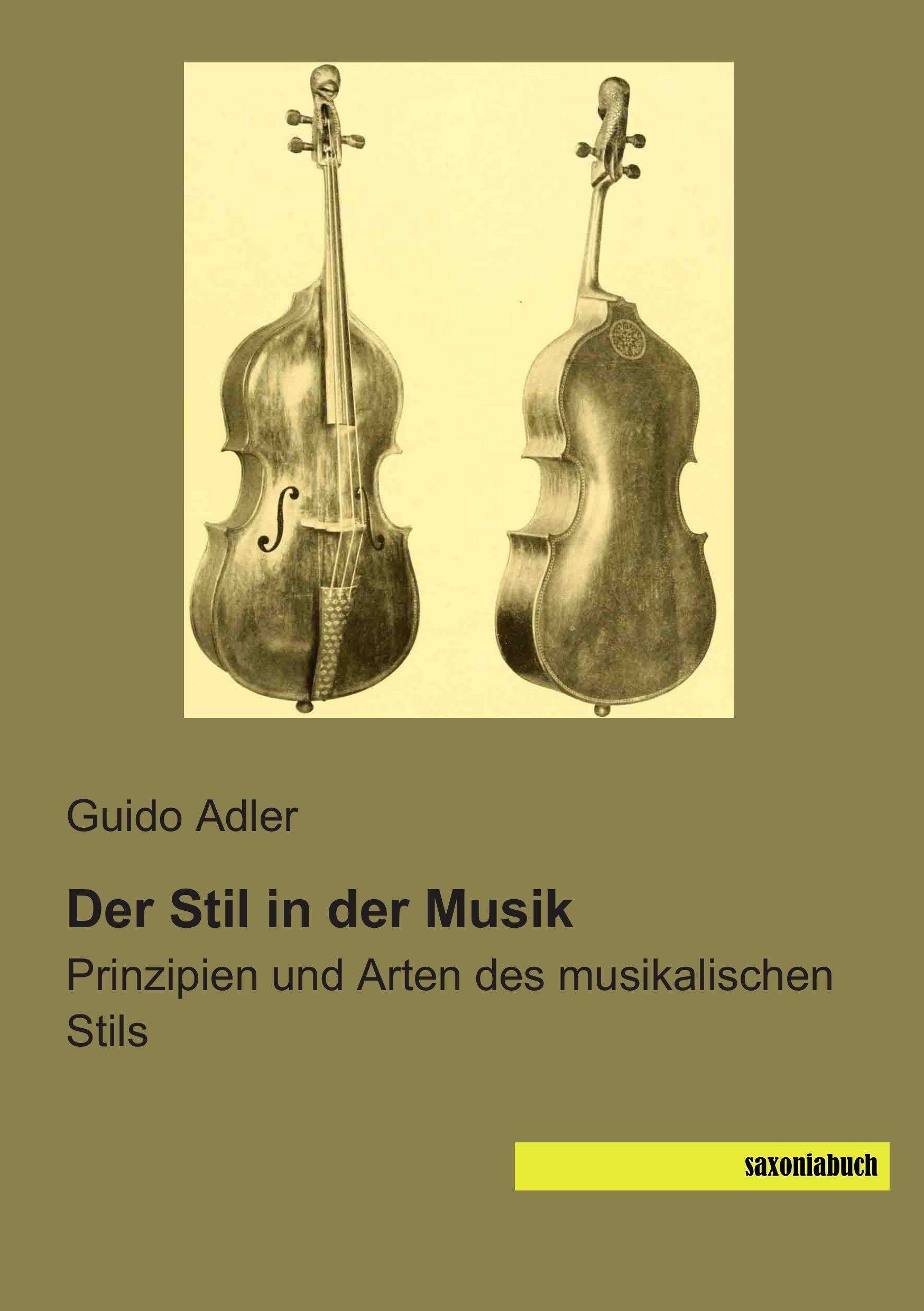 Vorderes Coverbild Der Stil in der Musik