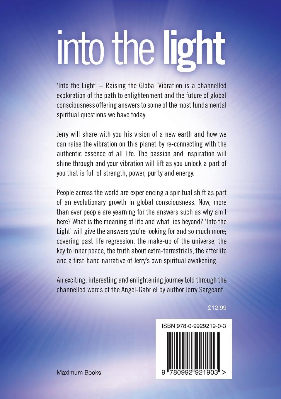 Rückseitencover into the light