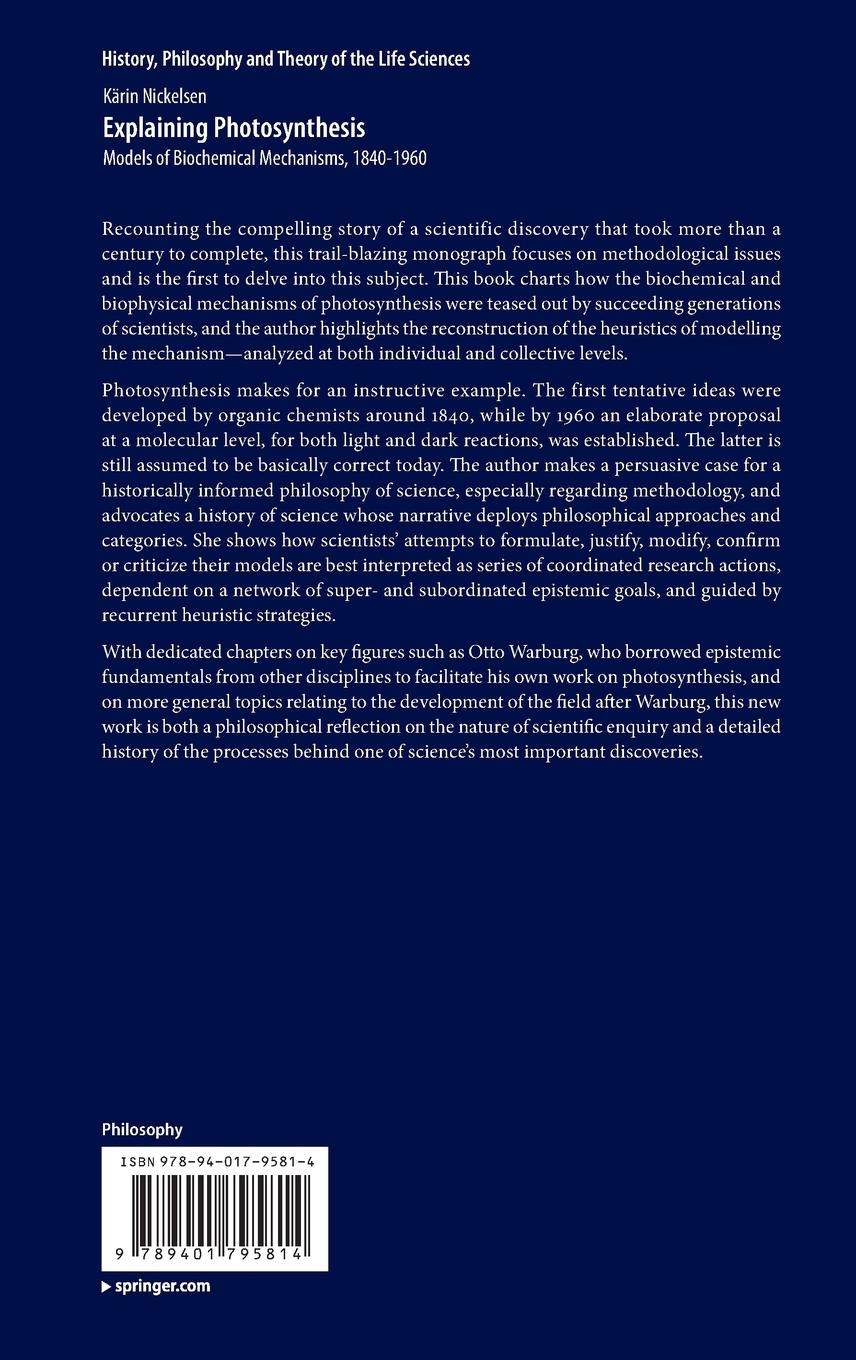 Rückseitencover Explaining Photosynthesis