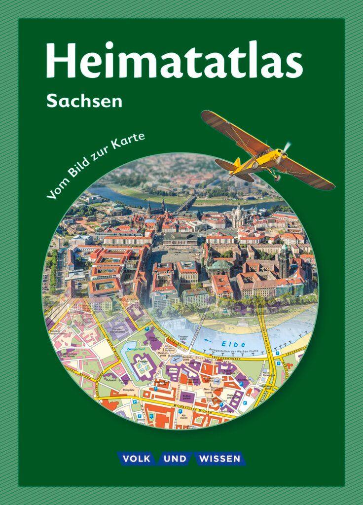 Vorderes Coverbild Heimatatlas für die Grundschule: Atlas Sachsen
