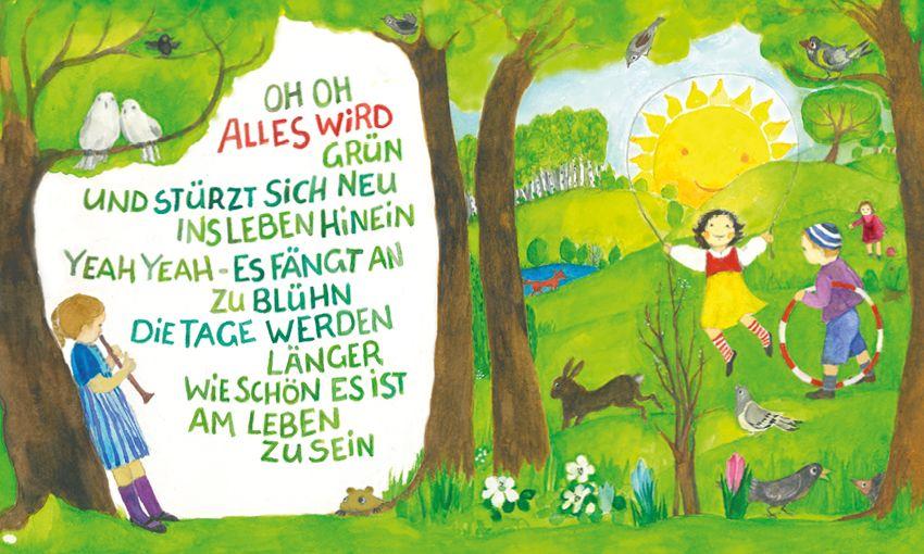 Beispielinhalt (Bild) Alles wird grün. Mit Musik-CD