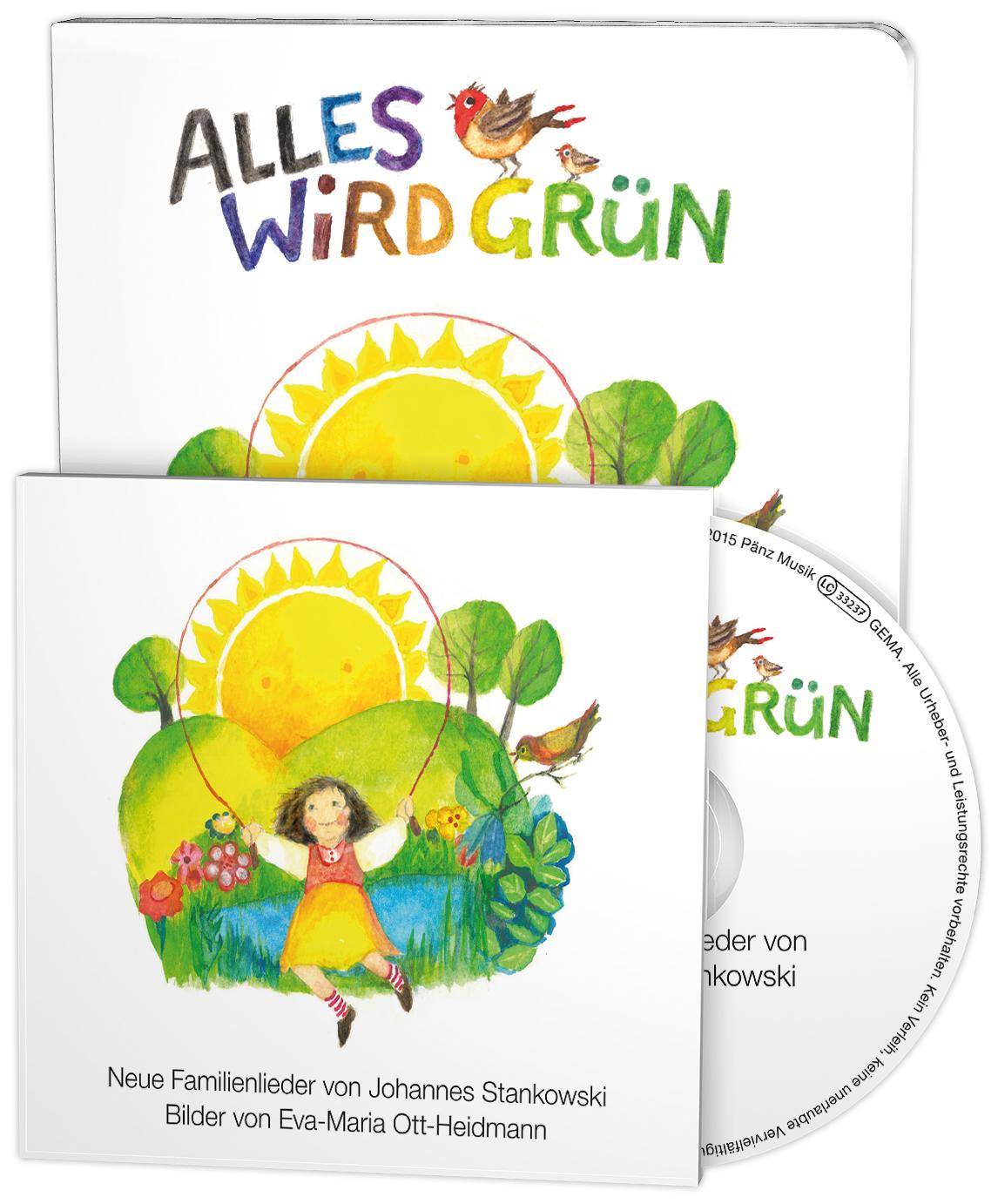Vorderes Coverbild Alles wird grün. Mit Musik-CD