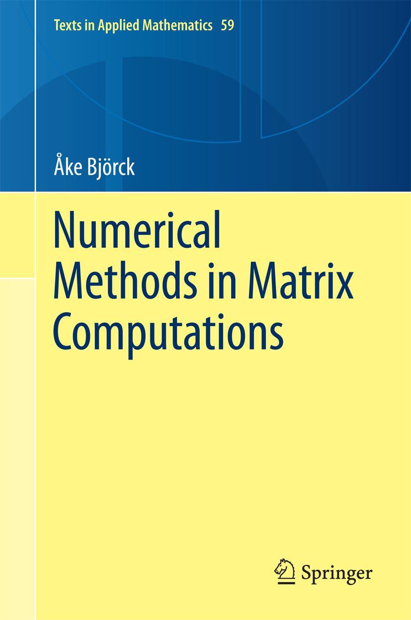 Vorderes Coverbild Numerical Methods in Matrix Computations