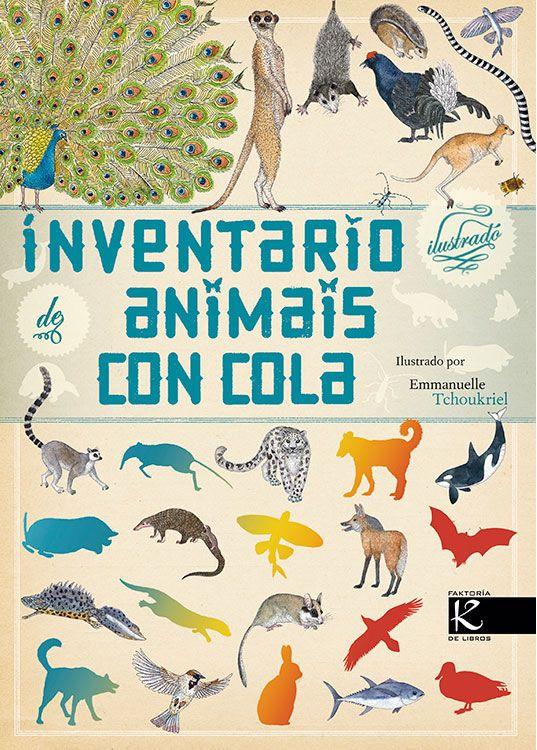 Beispielinhalt (Bild) Inventario ilustrado de animais con cola