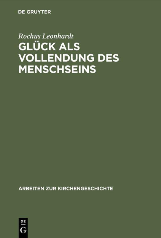 Vorderes Coverbild Glück als Vollendung des Menschseins