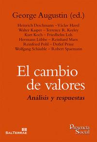 Vorderes Coverbild El cambio de valores : análisis y respuestas