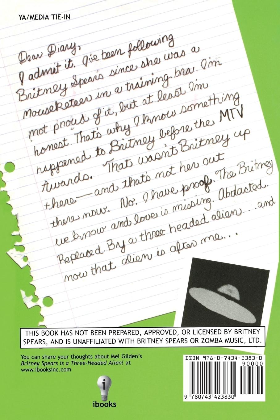 Rückseitencover Britney Spears Is A Three-Headed Alien!