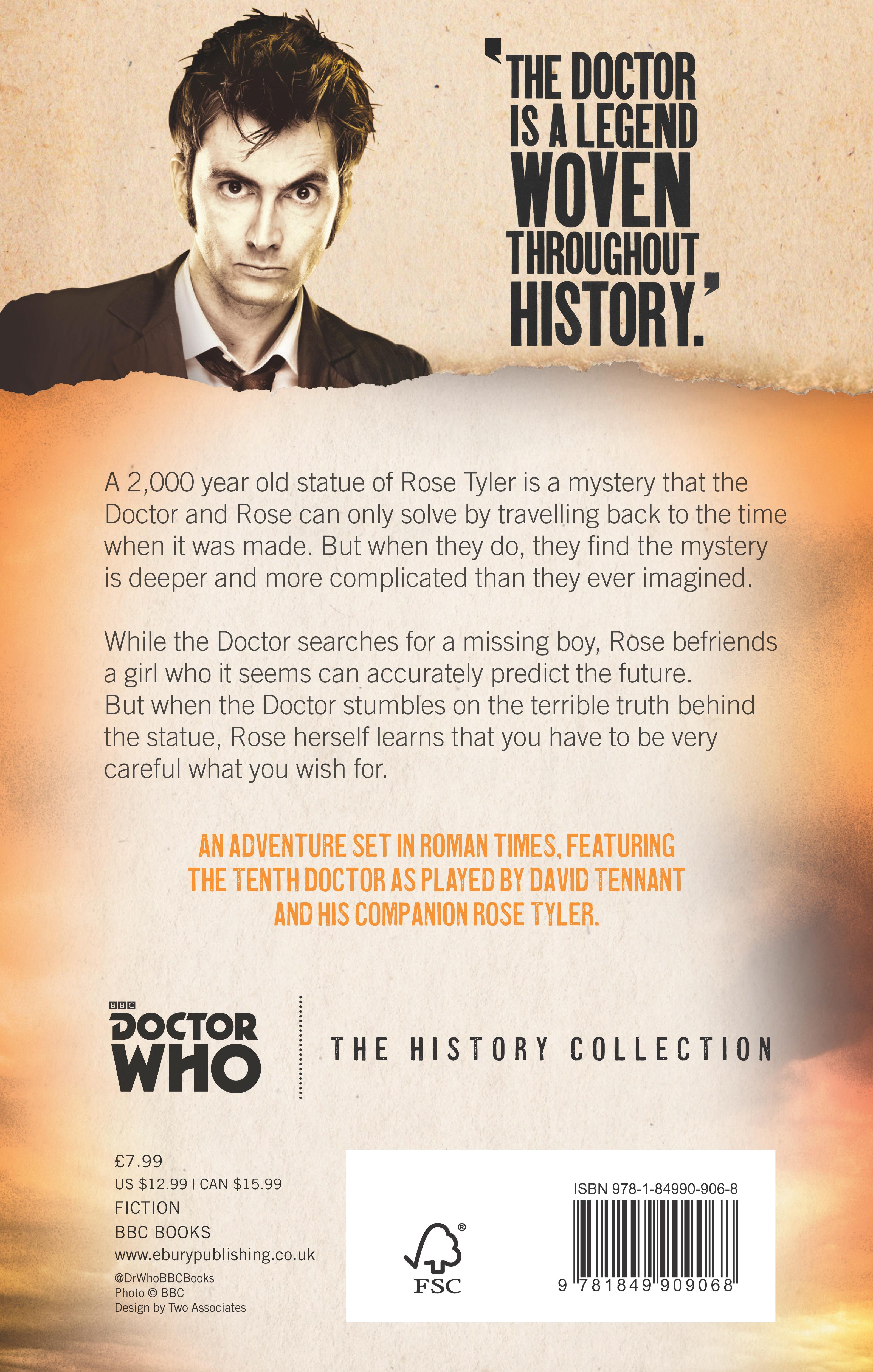 Rückseitencover Doctor Who: The Stone Rose