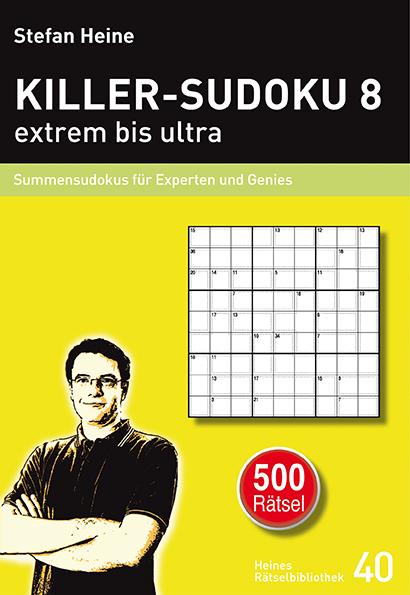 Vorderes Coverbild KILLER-SUDOKU 8 - extrem bis ultra