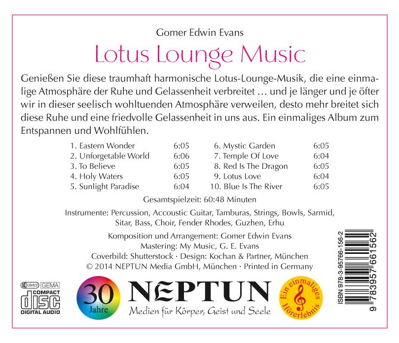 Rückseitencover Lotus Lounge Music