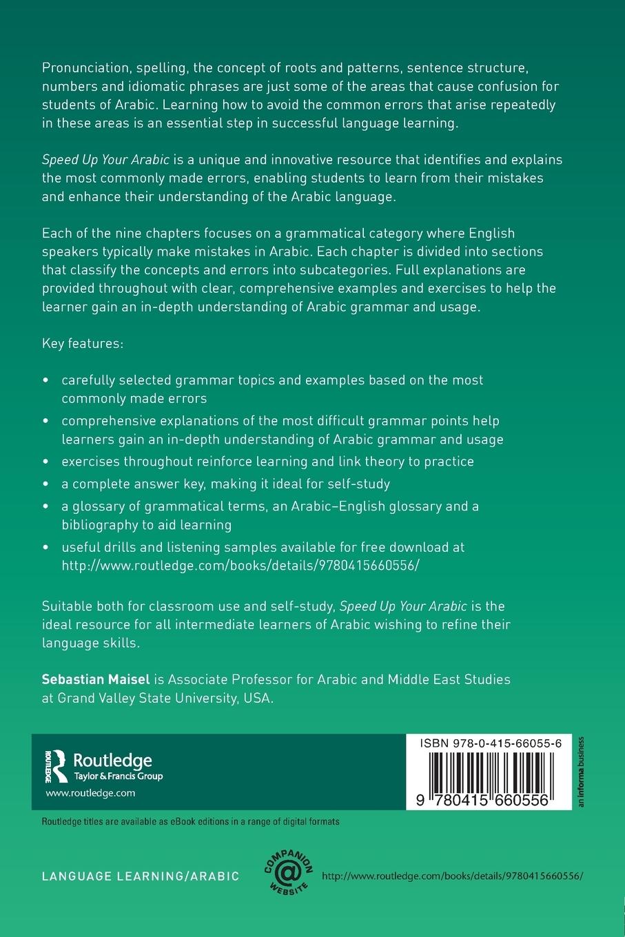 Rückseitencover Speed up your Arabic