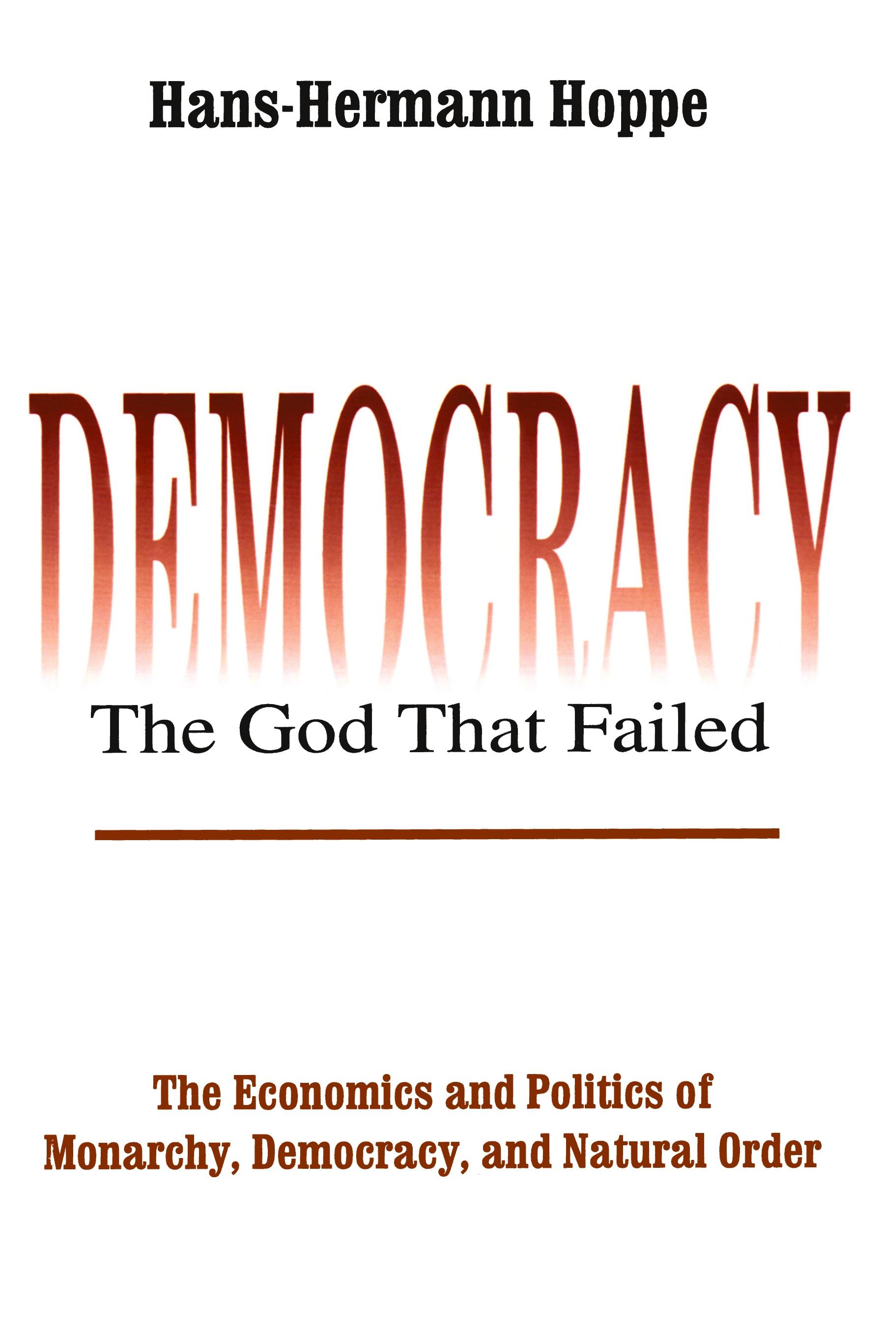 Vorderes Coverbild Democracy - The God That Failed