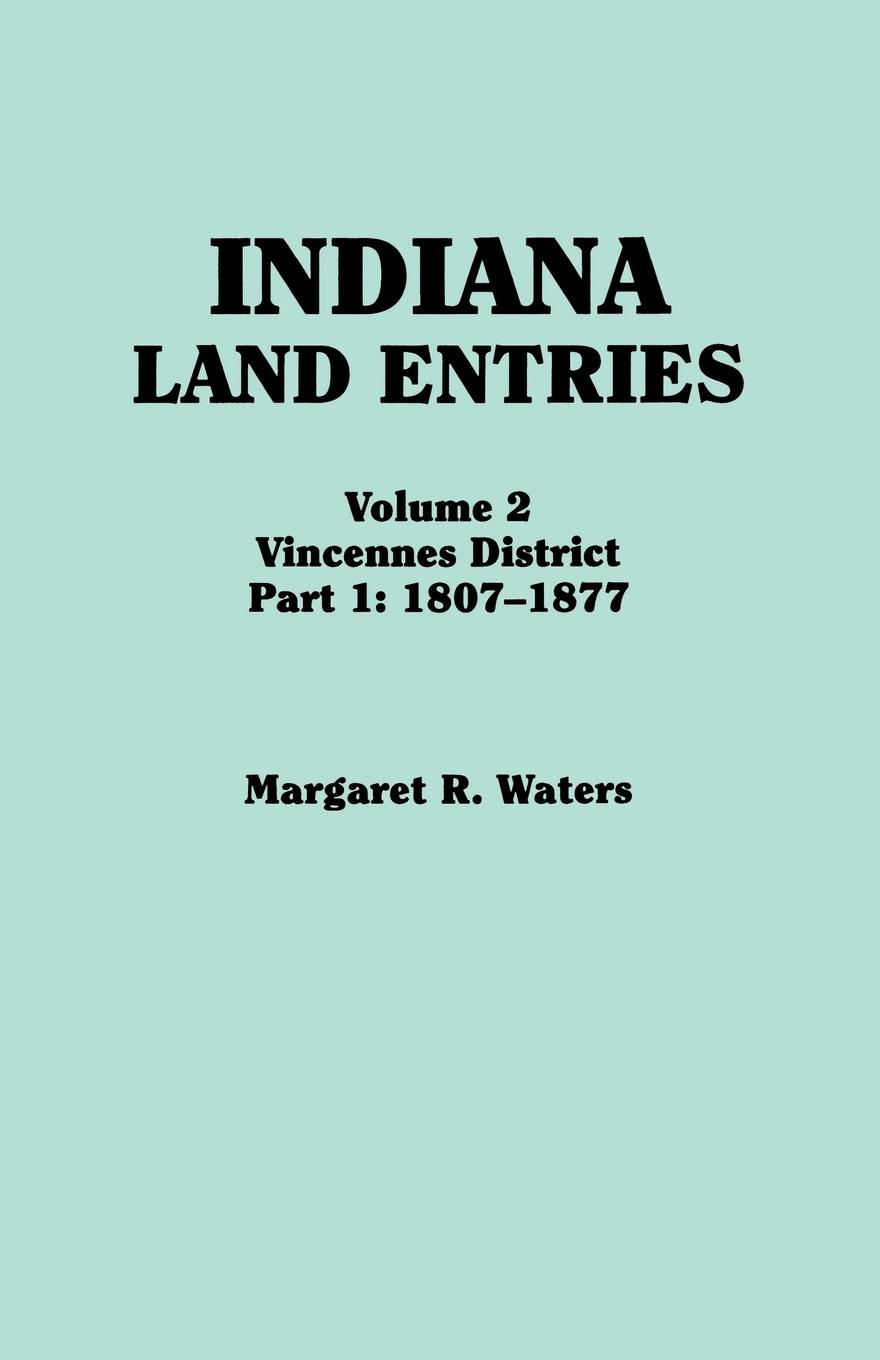Vorderes Coverbild Indiana Land Entries. Volume 2