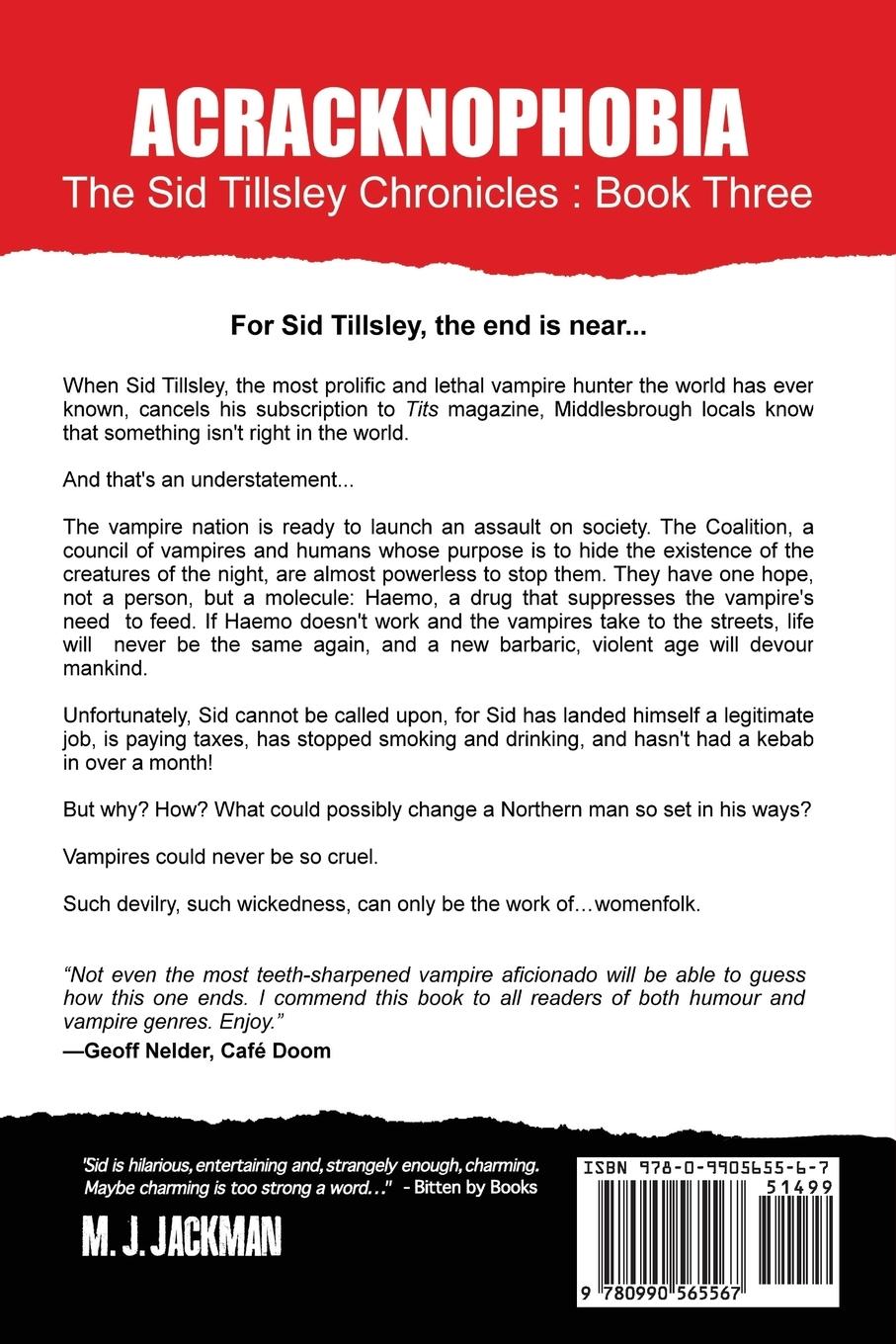 Rückseitencover Acracknophobia