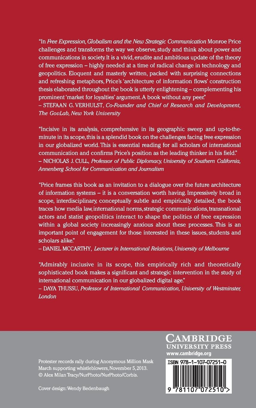 Rückseitencover Free Expression, Globalism, and the New Strategic Communication
