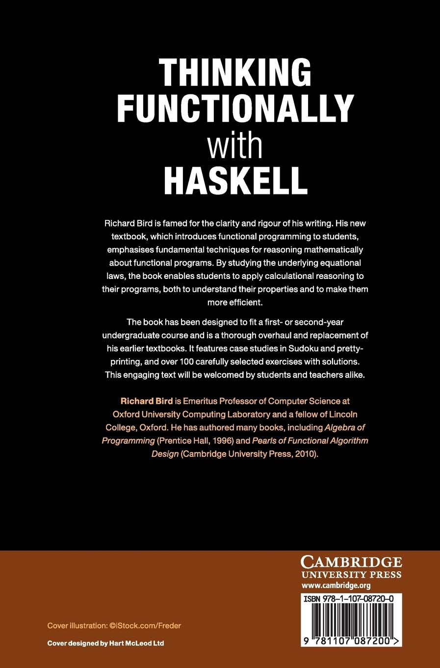 Rückseitencover Thinking Functionally with Haskell