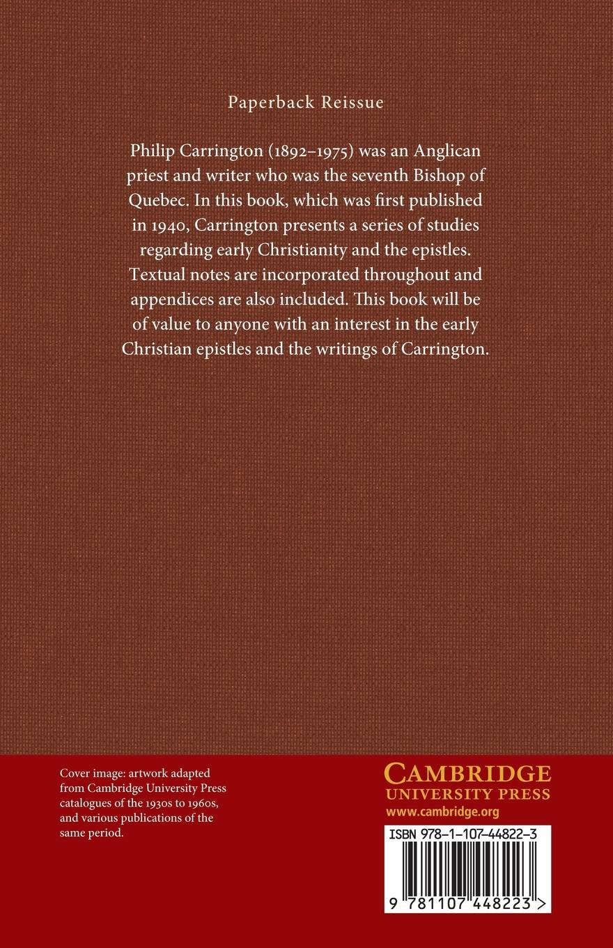 Rückseitencover The Primitive Christian Catechism