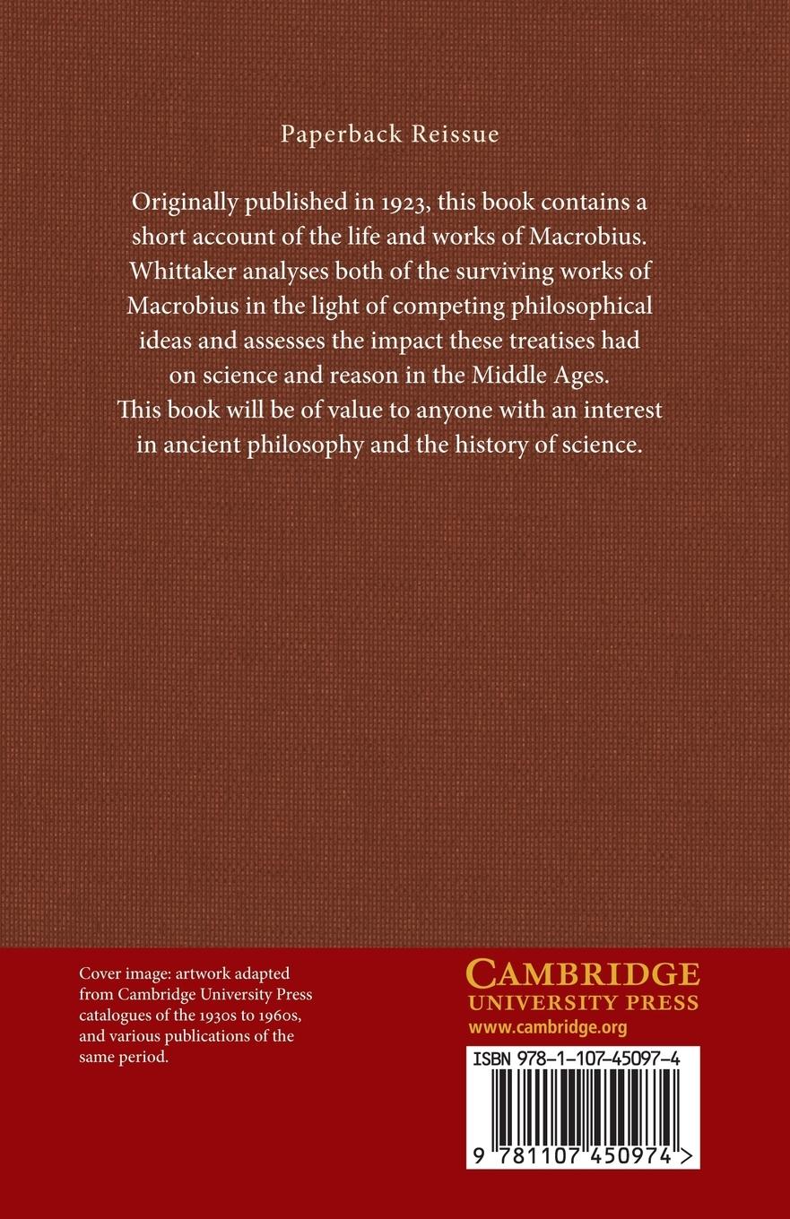 Rückseitencover Macrobius