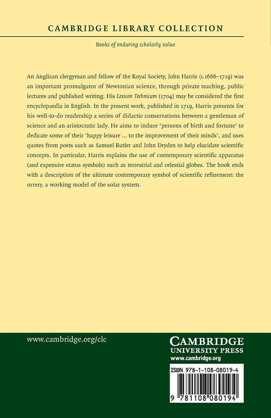 Rückseitencover Astronomical Dialogues between a Gentleman and a             Lady