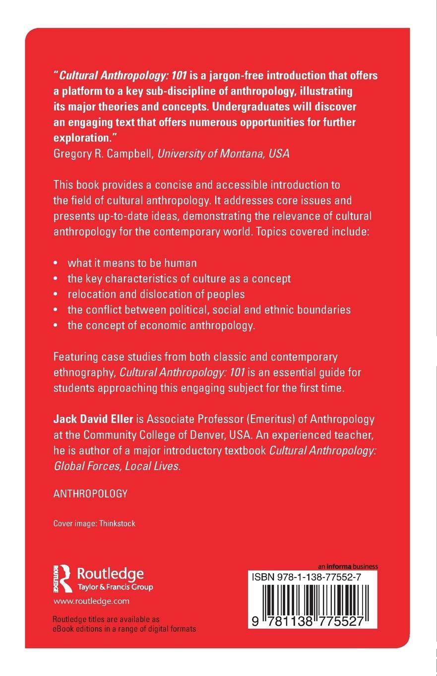 Rückseitencover Cultural Anthropology