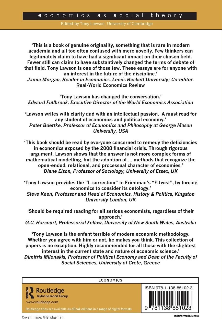 Rückseitencover Essays on