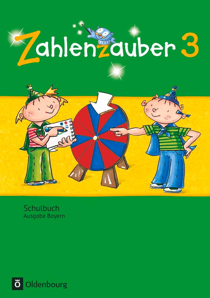 Vorderes Coverbild Zahlenzauber 3. Jahrgangsstufe. Schülerbuch mit Kartonbeilagen Bayern