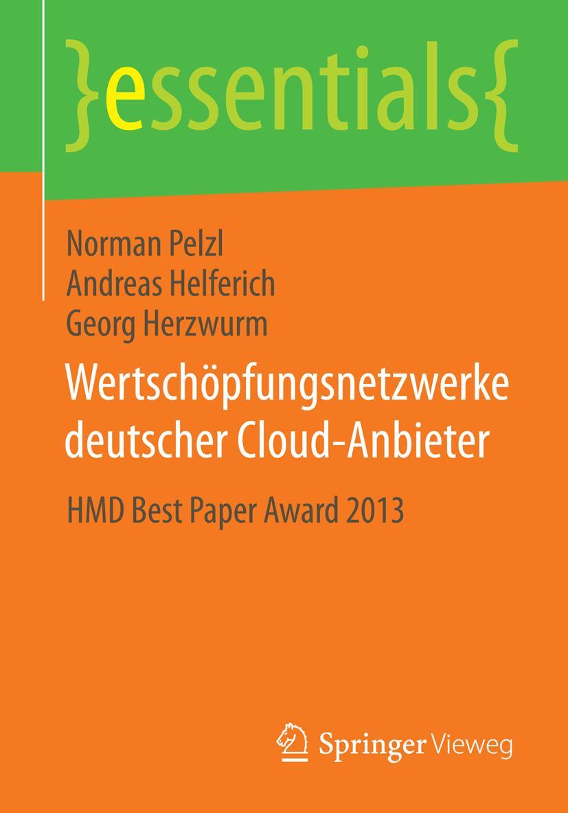 Vorderes Coverbild Wertschöpfungsnetzwerke deutscher Cloud-Anbieter