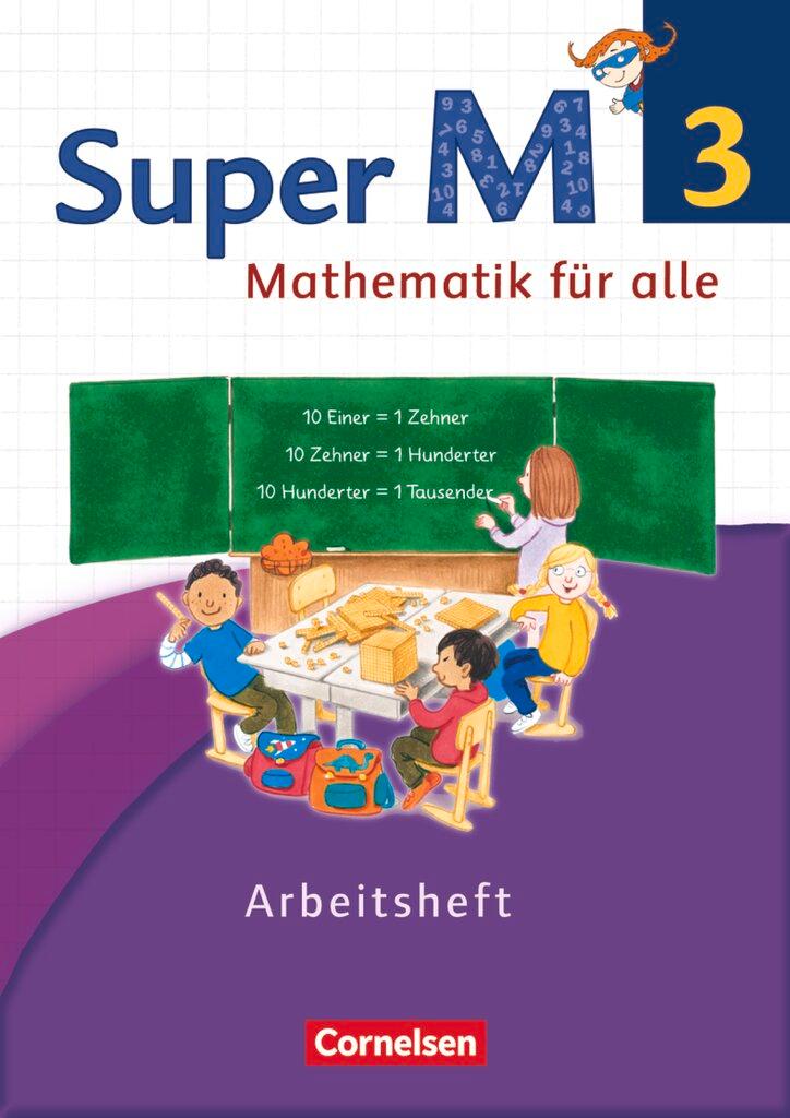 Vorderes Coverbild Super M 3. Schuljahr. Arbeitsheft Westliche Bundesländer