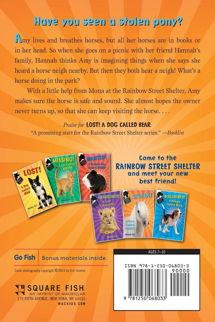 Rückseitencover STOLEN! A Pony Called Pebbles