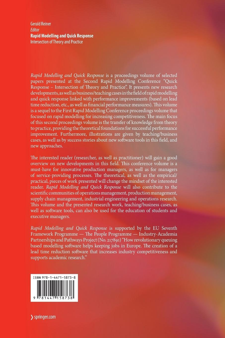 Rückseitencover Rapid Modelling and Quick Response