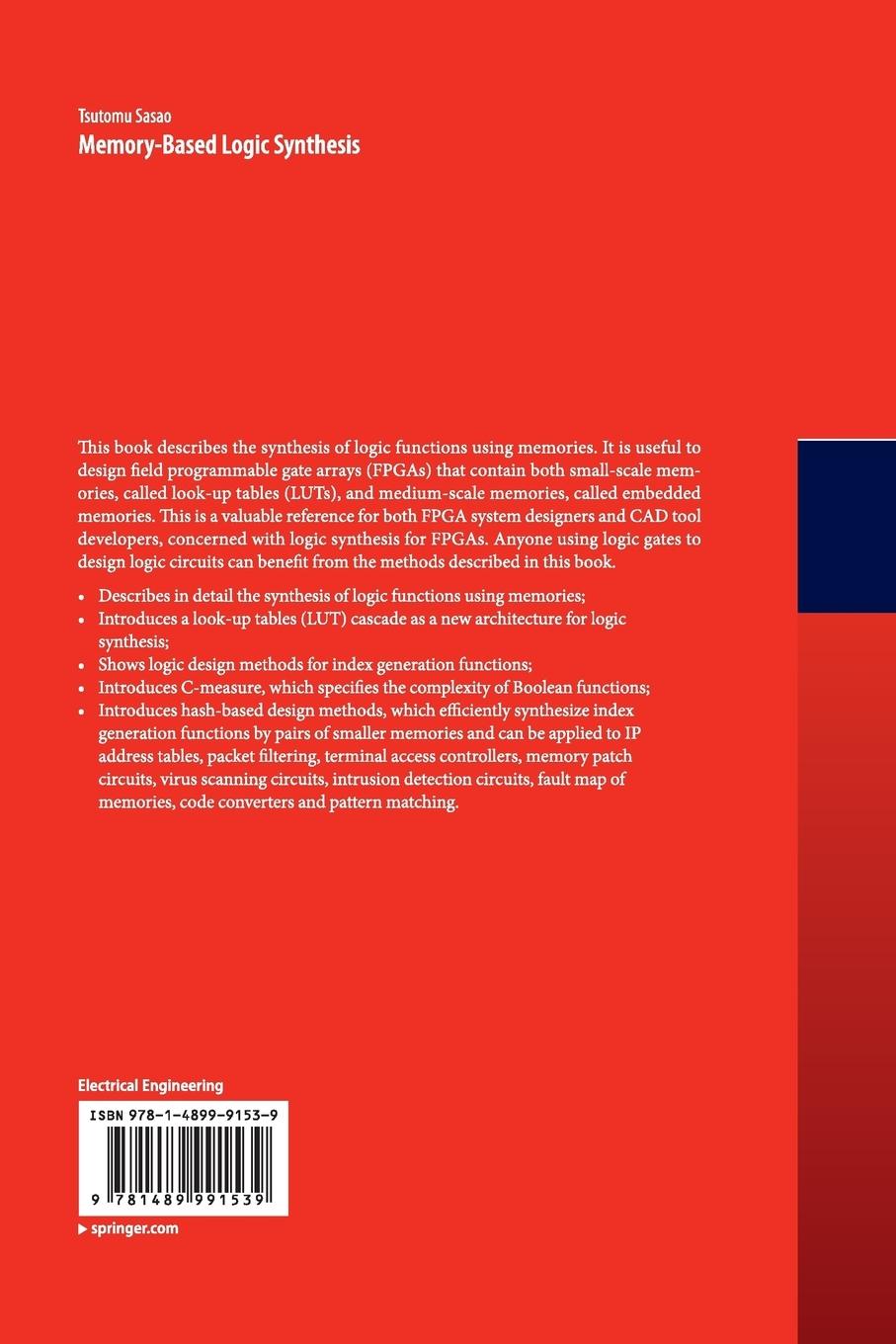 Rückseitencover Memory-Based Logic Synthesis