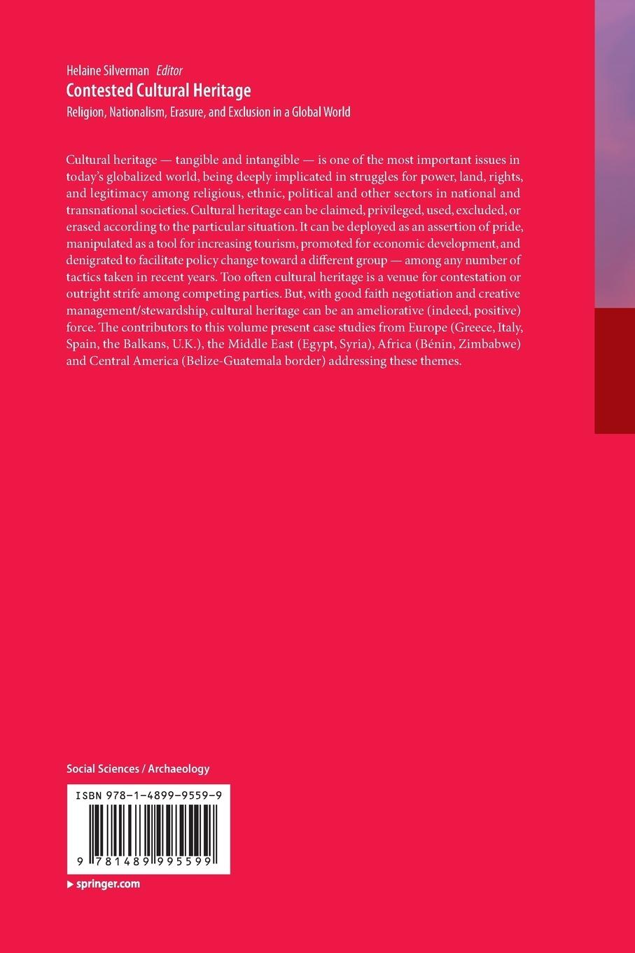 Rückseitencover Contested Cultural Heritage