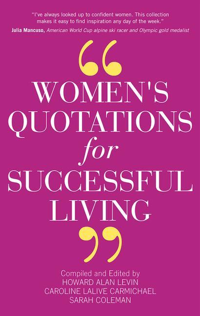 Vorderes Coverbild Women's Quotations for Successful Living