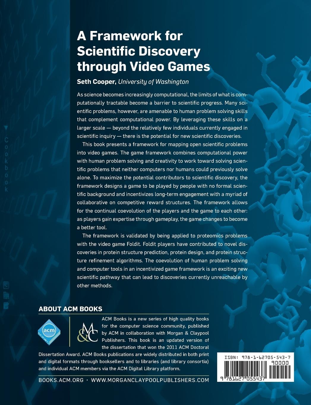 Rückseitencover A Framework for Scientific Discovery through Video Games