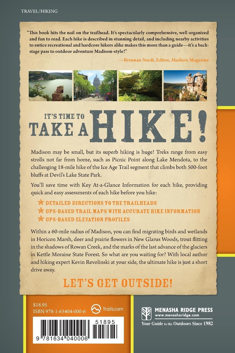 Rückseitencover 60 Hikes Within 60 Miles: Madison