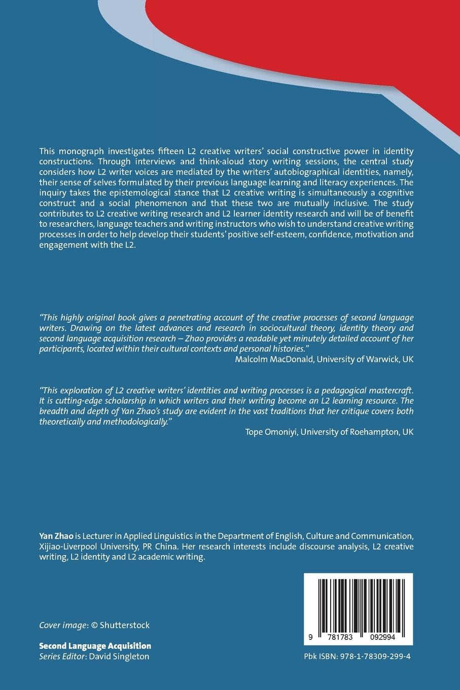 Rückseitencover Second Language Creative Writers