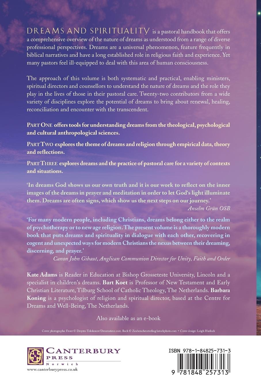 Rückseitencover Dreams and Spirituality