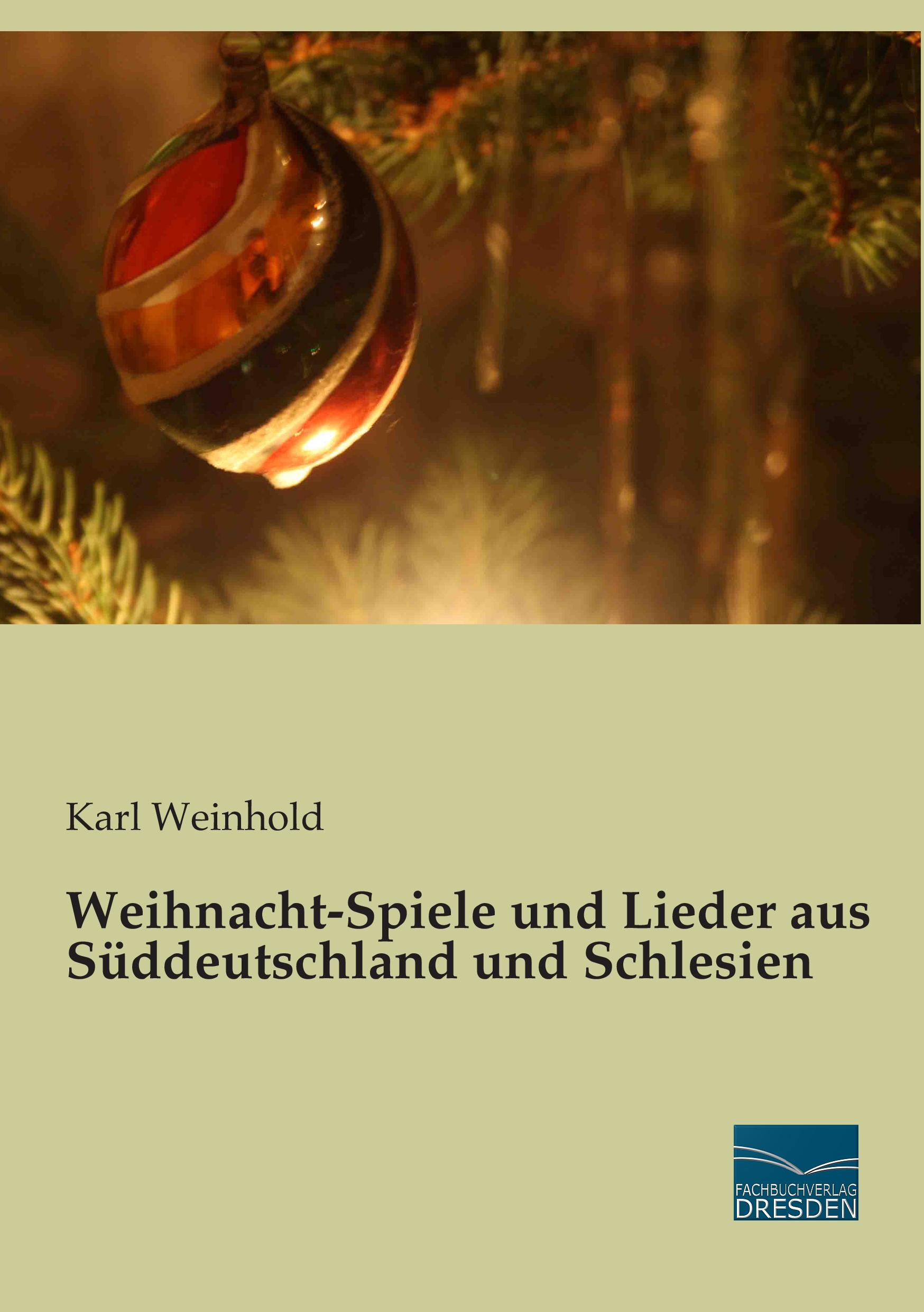 Vorderes Coverbild Weihnacht-Spiele und Lieder aus Süddeutschland und Schlesien
