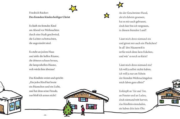 Beispielinhalt (Bild) Das große kleine Buch: Weihnachtsgedichte für Kinder