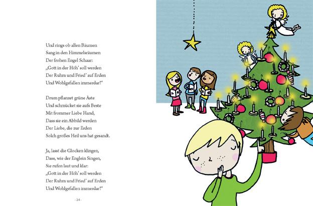 Beispielinhalt (Bild) Das große kleine Buch: Weihnachtsgedichte für Kinder
