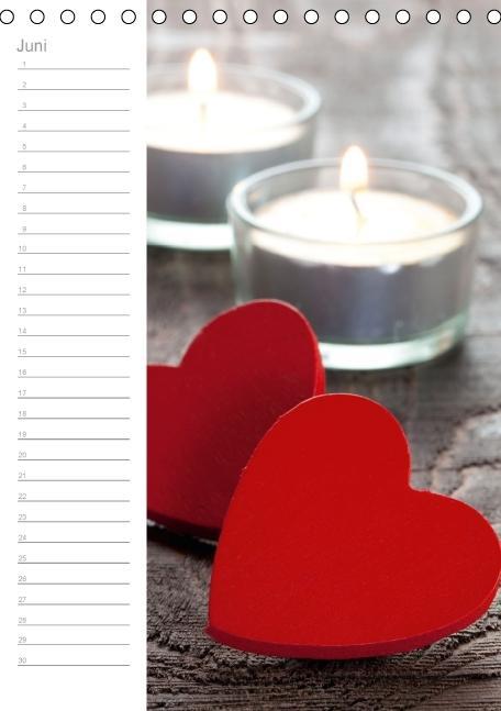 Beispielinhalt (Bild) Herzlich-Mein Geburtstagskalender (Tischkalender immerwährend DIN A5 hoch)